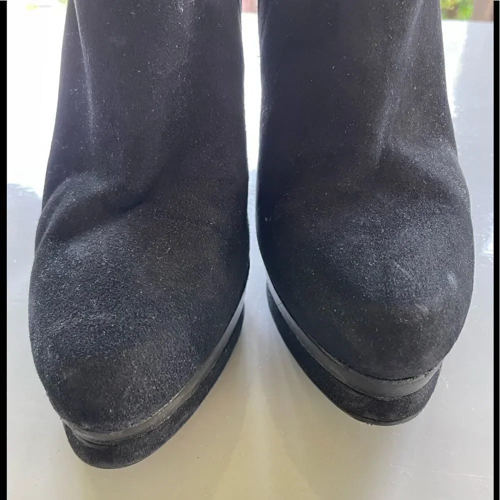 Stuart Weitzman Platform High Heeled Booties - Picture 2 of 9